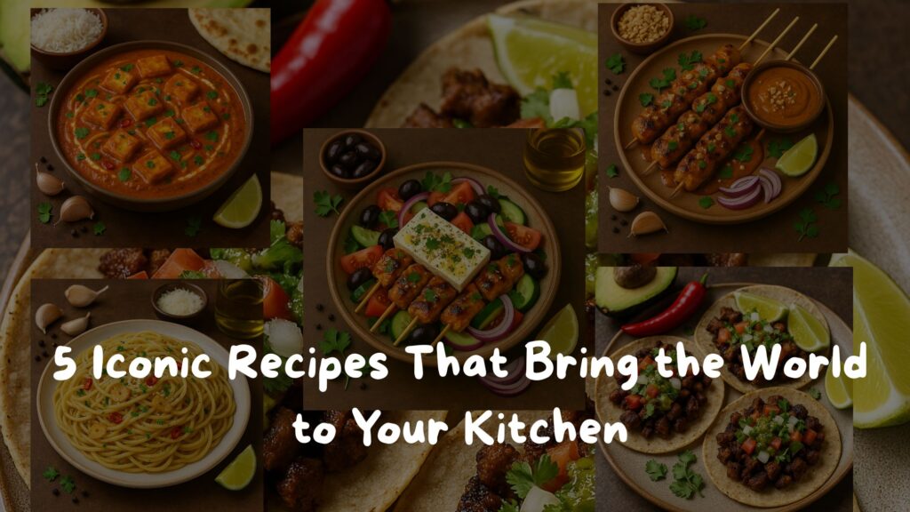5 Iconic Recipes That Bring the World to Your Kitchen